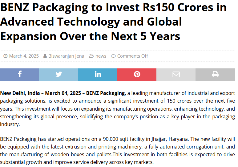 invest-rs150-crores-in-advanced-technology-and-global-expansion-over-the-next-5-years