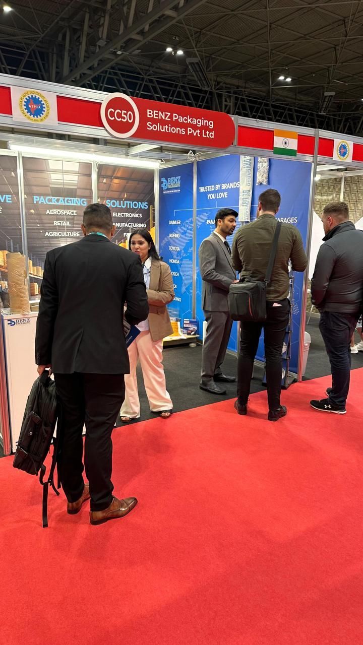 BENZ Packaging Solutions stand, Booth CC50, at Interplas 2023, NEC Birmingham