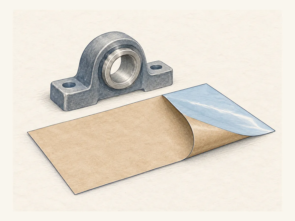 BENZPACK™ PE-Coated Laminated VCI Paper: Confirm the emitting face technical illustration